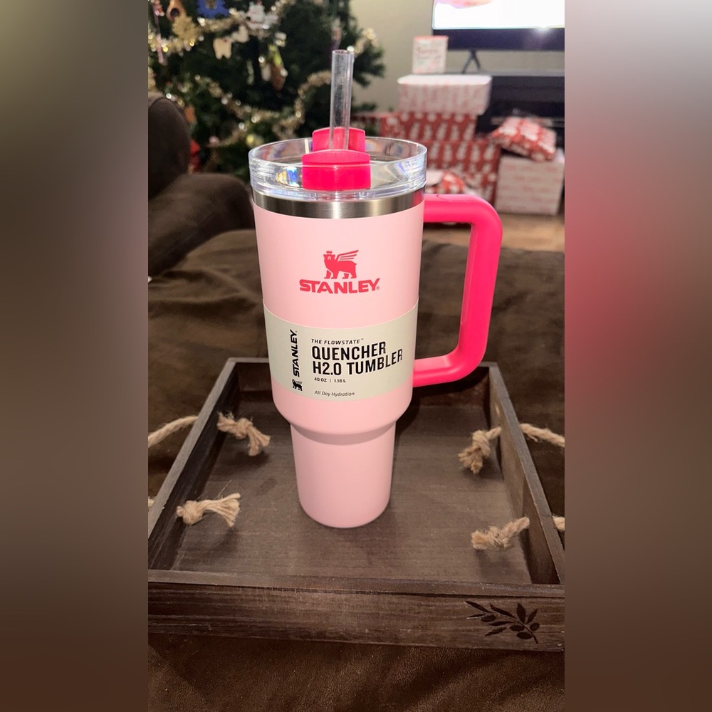 Flamingo Stanley 40oz tumbler NWT